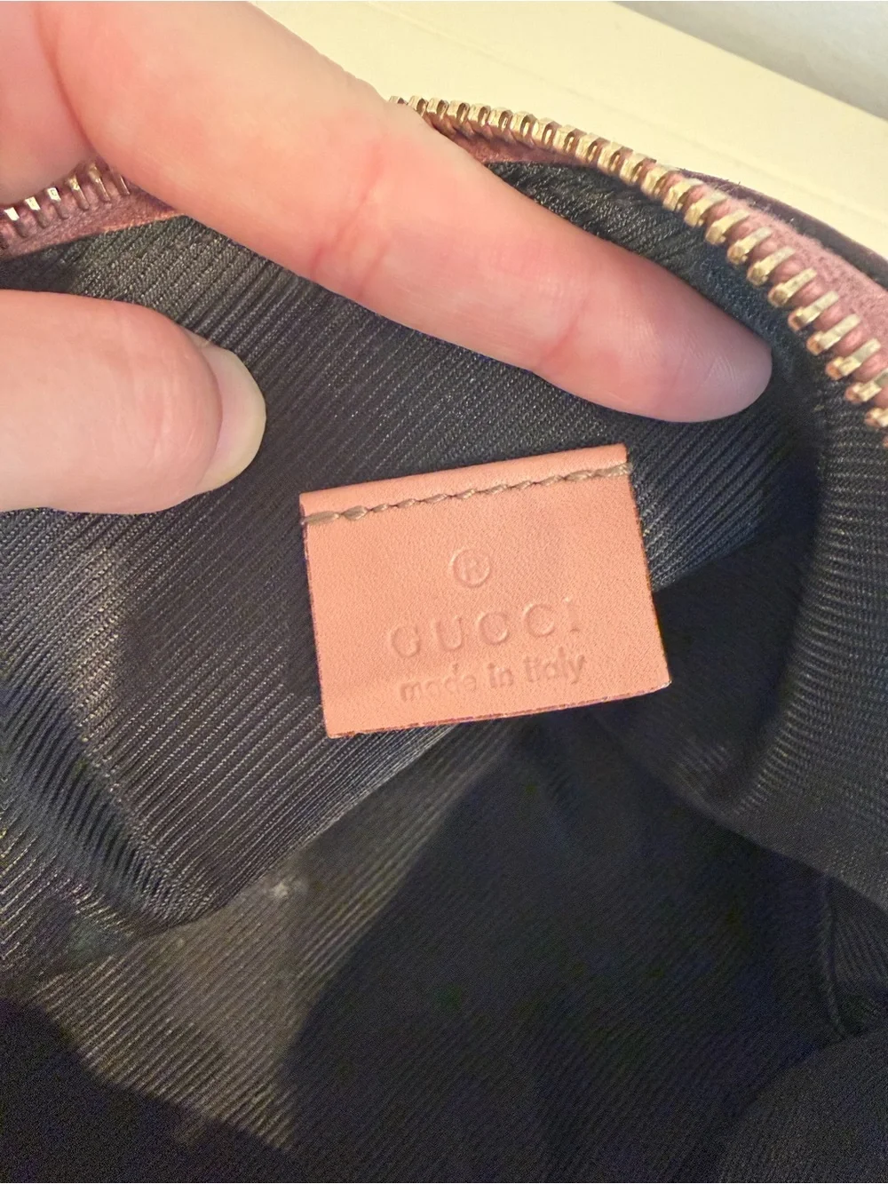 Gucci cosmetic pouch